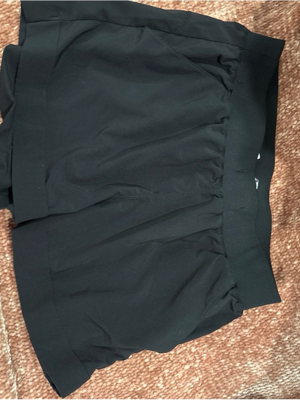 Women's Black Athletic Shorts